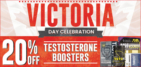 20% off test boosters victoria day sale.