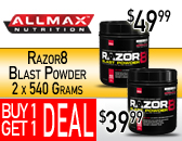 Allmax Razor8 Blast Powder