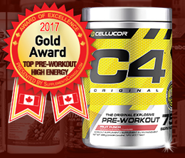 Gold: Top Pre-Workout High Energy Award