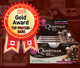 Gold: Top Protein Bar Award