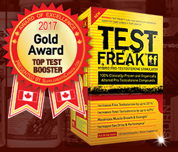 Gold: Top Testosterone Booster Award