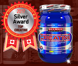 Silver: Top Creatine Monohydrate Award