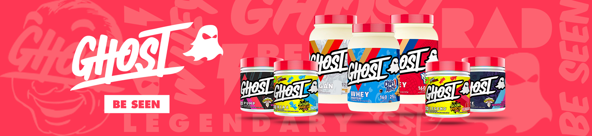 Ghost Supplements Lifestyle BCAA Size Vegan Protein PreWorkout