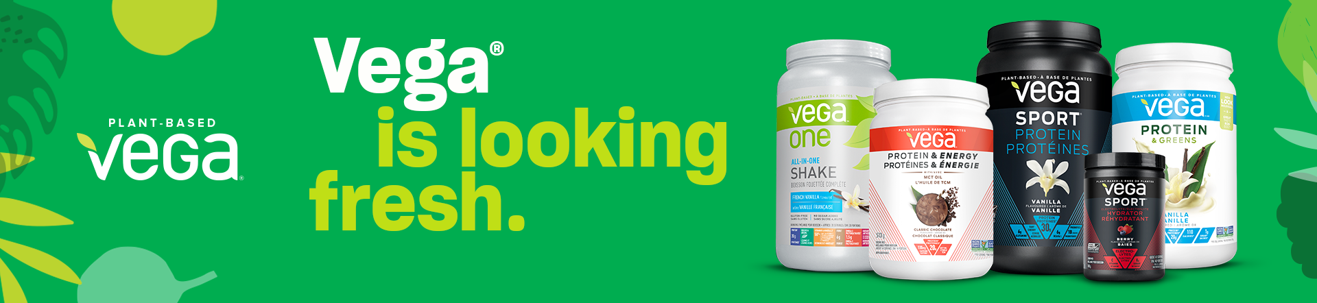 Vega Plant-Based Protein Meal Hydration Greens