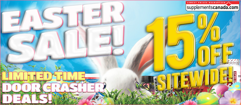 15% off easter sale for a limited time only header banner.