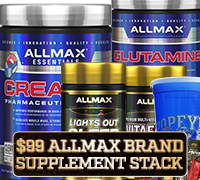 Allmax Nutrition Supplements Stack.