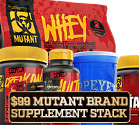 Mutant Brand Supplements Stack.