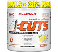 Allmax Nutrition A:CUTS Amino Charged Energy Dye Free 20% Bonus Size, 36 Servings.