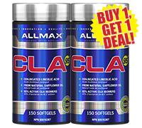 Allmax Nutrition CLA95, 150 Capsules BOGO Deal.