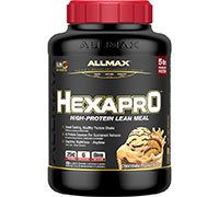 Allmax Nutrition Hexapro 5 lb Chocolate Peanut Butter Flavour.