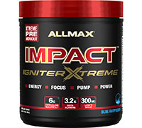 allmax-impact-igniter-xtreme-360g-40-servings-blue-raspberry
