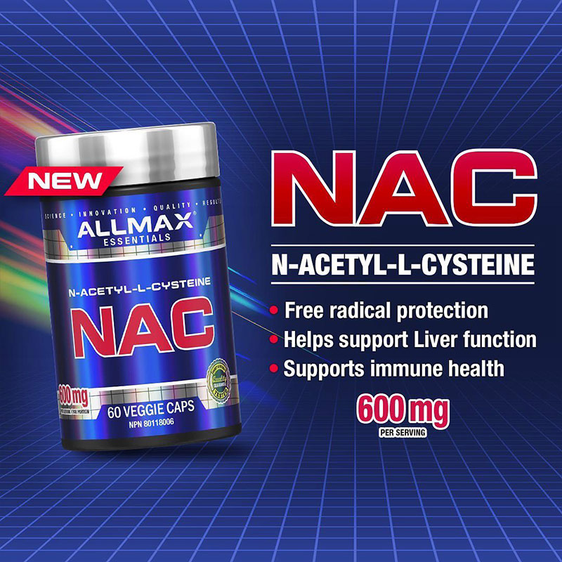 Allmax Nutrition NAC N-ACETYL-L-CYSTEINE