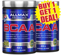 Allmax Nutrition BCAA 400 Gram BOGO Deal.