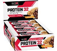 Biox Protein 32 Bar 12 Bars Peanut Crunch Flavour.