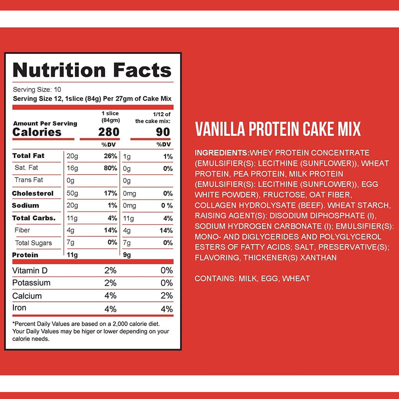 Eat Me Guilt Free Protein Cake Mix