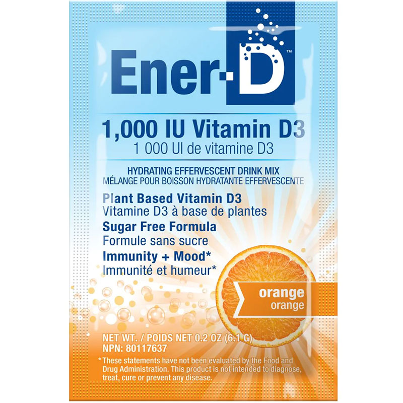 Ener-Life Ener-D Sugar Free 1,000IU Vitamin D3