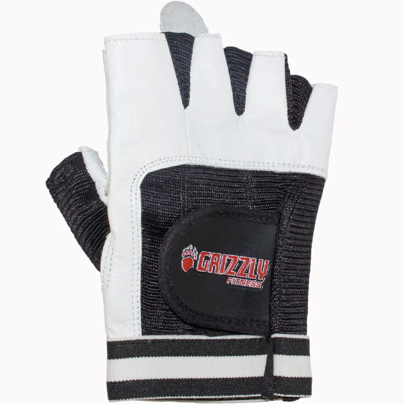 Grizzly Fitness Grizzly Paws Leather Training Gloves White (#8728