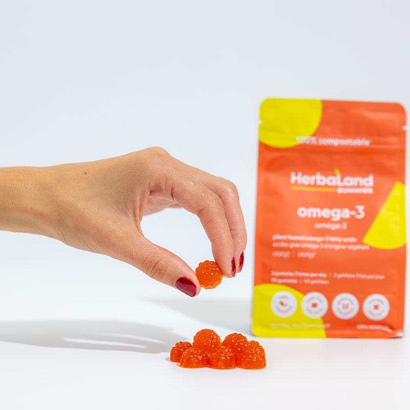Herbaland Gummies Omega-3 For Adults