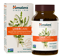 Himalaya Herbal Healthcare LiverCare 180 Capsules.