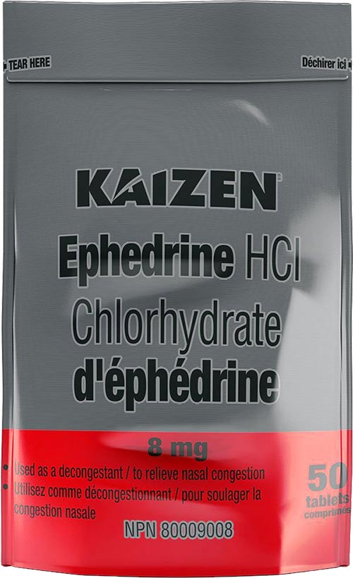 Kaizen Ephedrine HCL 8mg