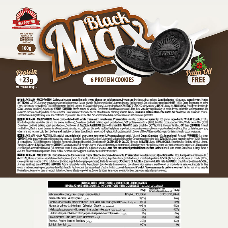 Max Protein Black Max Cookies