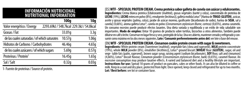 Max Protein WTF Protein Cream