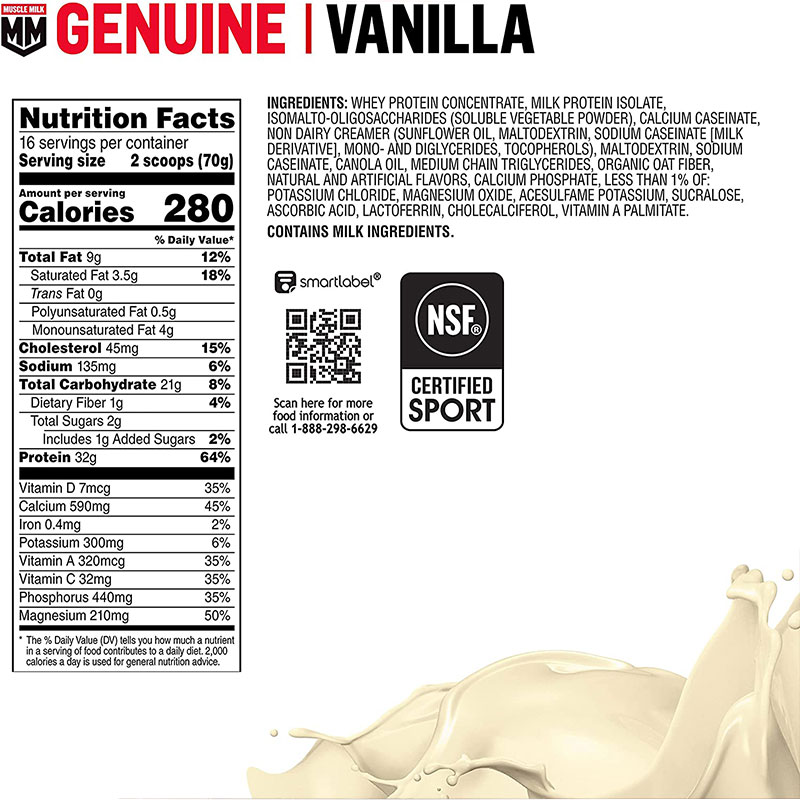 Muscle Milk Brand Genuine Protein Powder