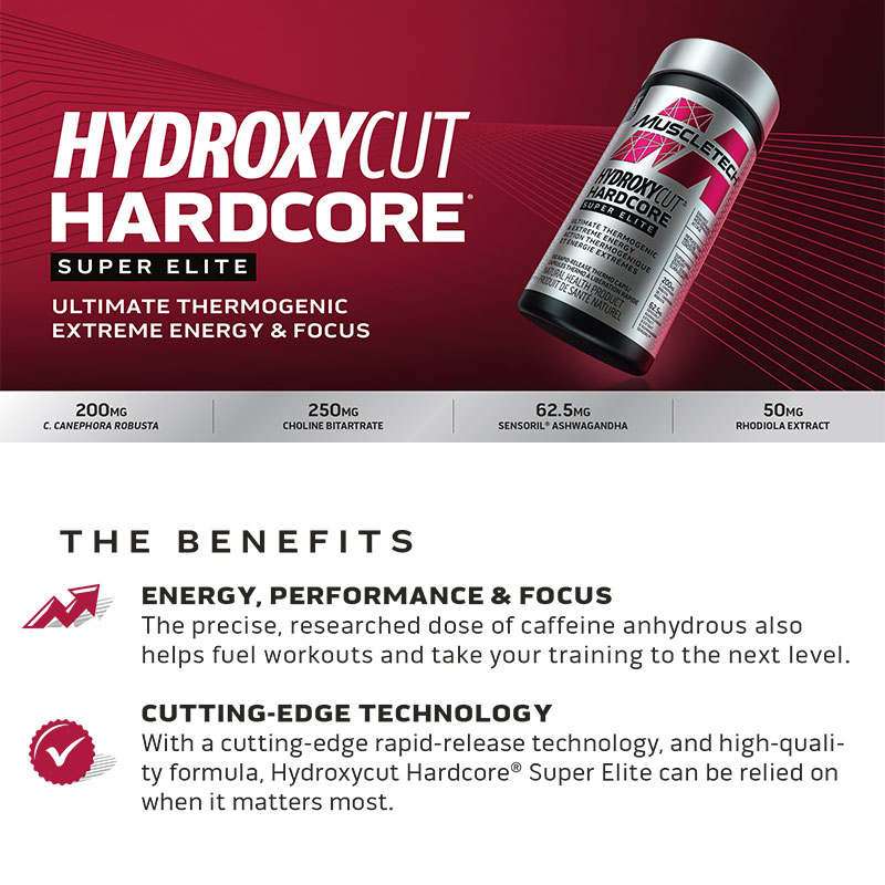 MuscleTech Hydroxycut Hardcore Super Elite - www.supplementscanada.com