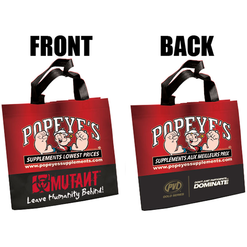 Mutant / Popeye's Reusable Bag Red Logo