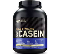 Optimum Nutrition Gold Standard 100% Casein Protein Creamy Vanilla 53 Servings.