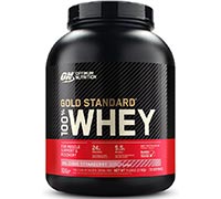 Optimum Nutrition 100% Whey Gold Standard Delicious Strawberry Flavour.