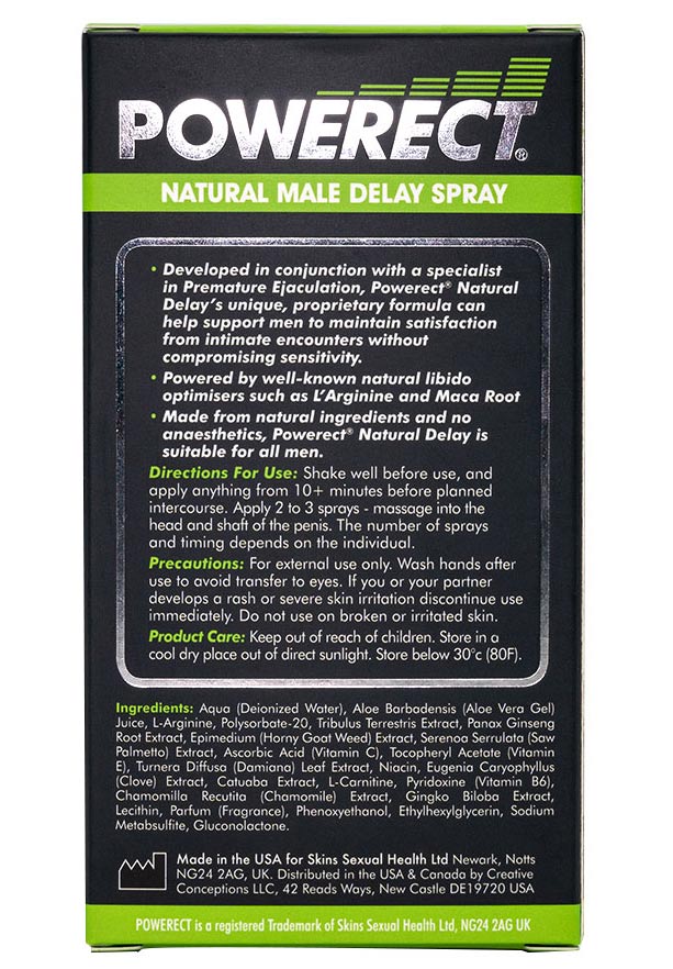 Powerect Natural Delay Spray