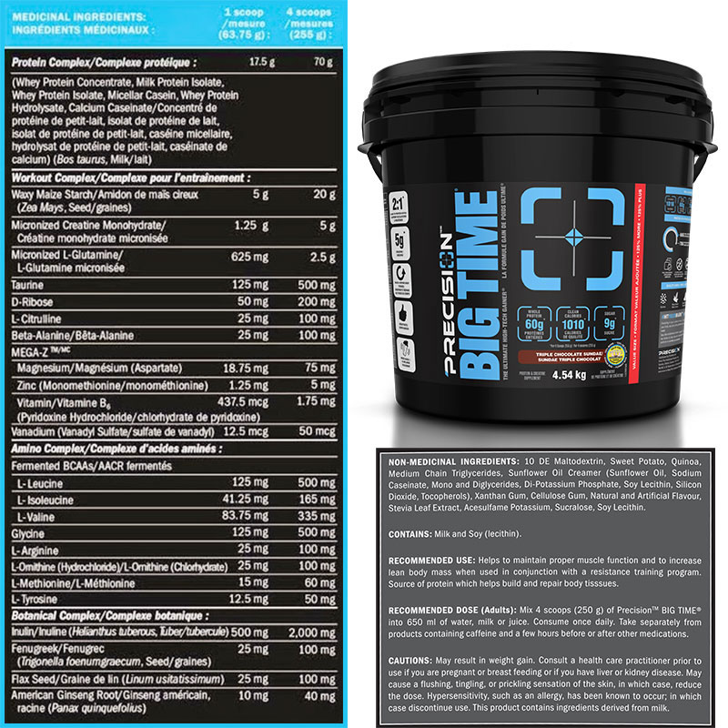 Precision Supplements Big Time Weight Gainer
