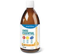 Progressive OmegEssential plus Vitamin D High Potency Fish Oil Orange Flavour 200 ml.