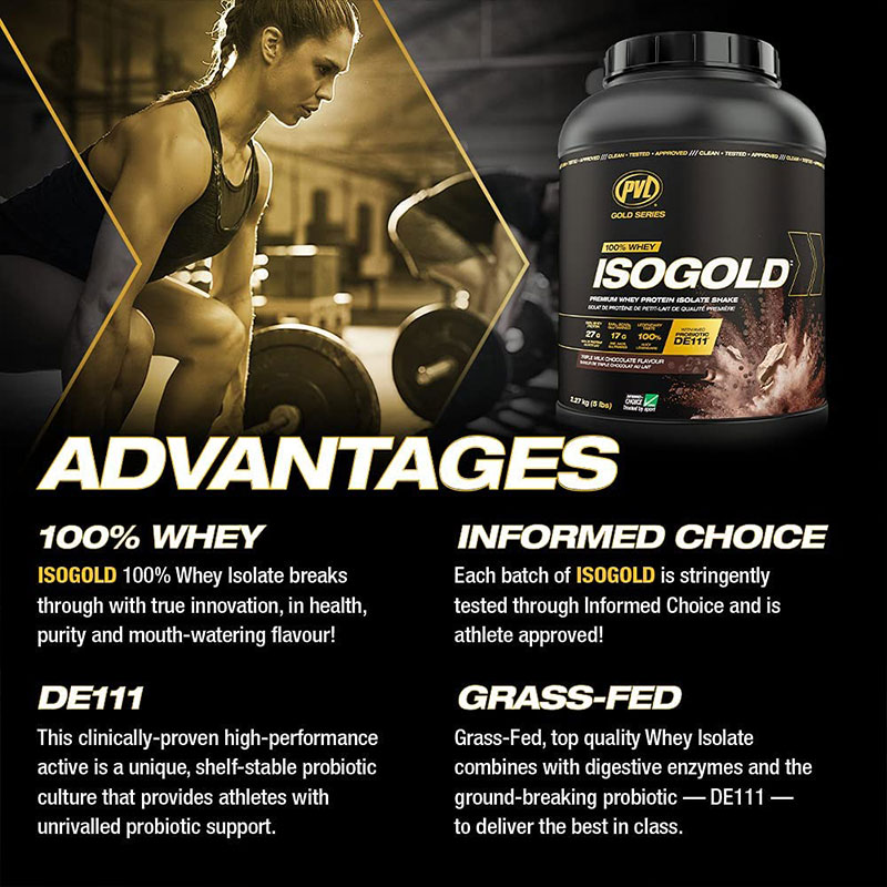 PVL Gold Series Iso-Gold Premium Isolated Whey Protein