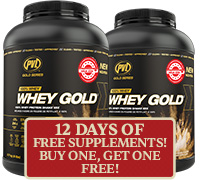 12 Days of Free Supps PVL Whey Gold Buy One Get One Free