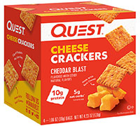 Quest Nutrition Cheese Crackers Cheddar Blast Flavour