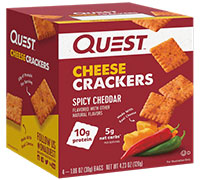 Quest Nutrition Cheese Crackers Spicy Cheddar