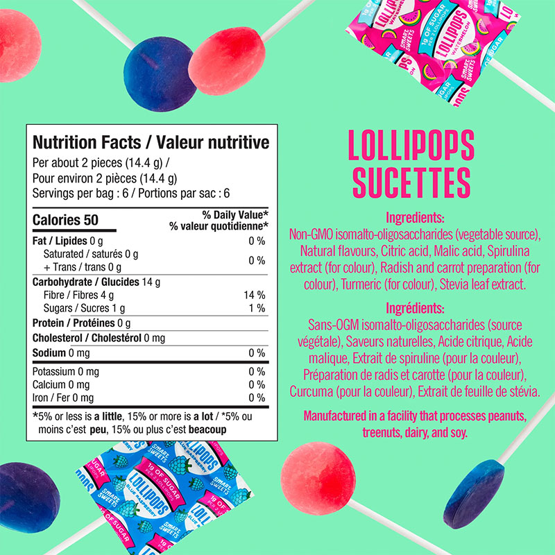 SmartSweets Lollipops