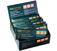 Younited Plant Protein Whole Food Energy Bar Chocolate 12x60 Gram Bars.