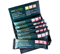 Younited Plant Protein Whole Food Energy Bar Summer Berries 12 Bars.